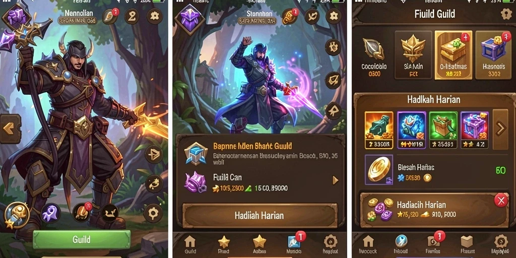Gameplay yang seru dan penuh tantangan.