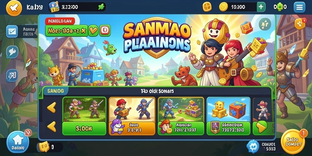 Tangkapan layar menggambarkan lingkungan game yang kaya akan detail.