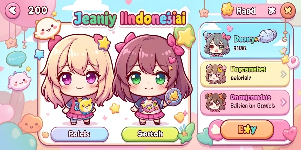 Interaksi seru antar pemain di multiplayer.